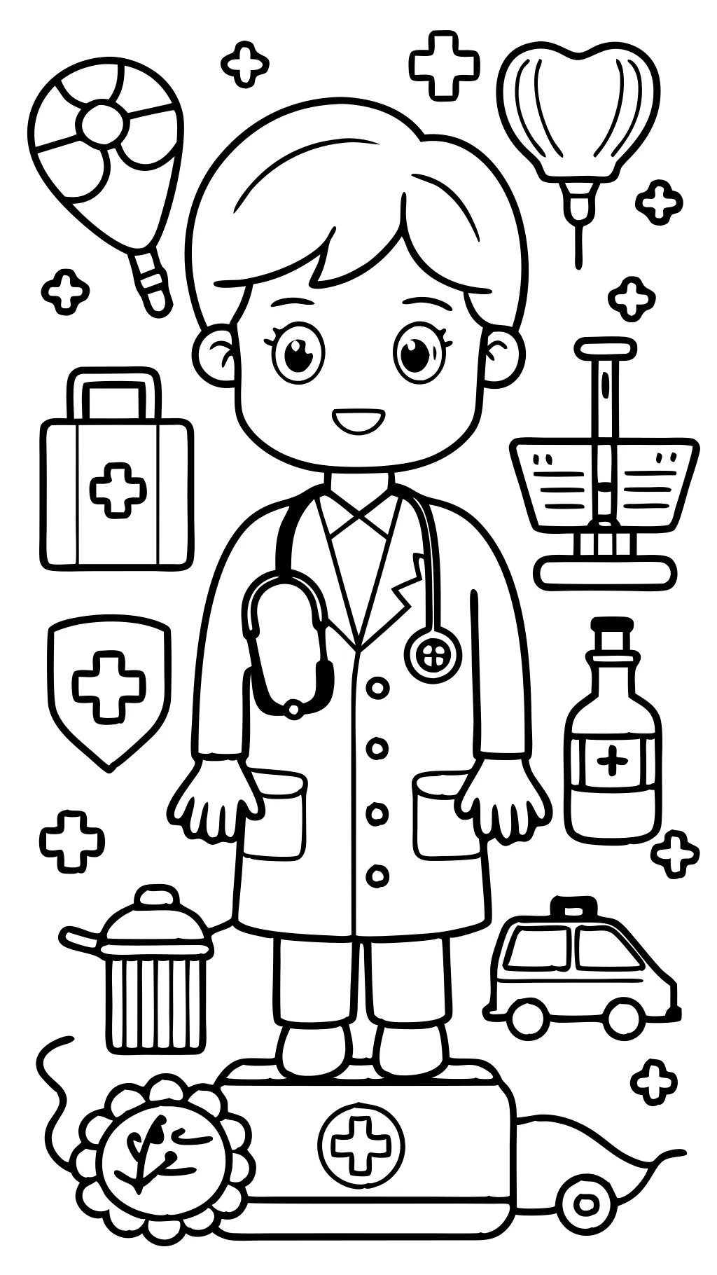 coloriages médicaux